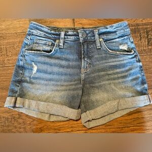 Silver Jeans Co. Denim Boyfriend Shorts Size 27